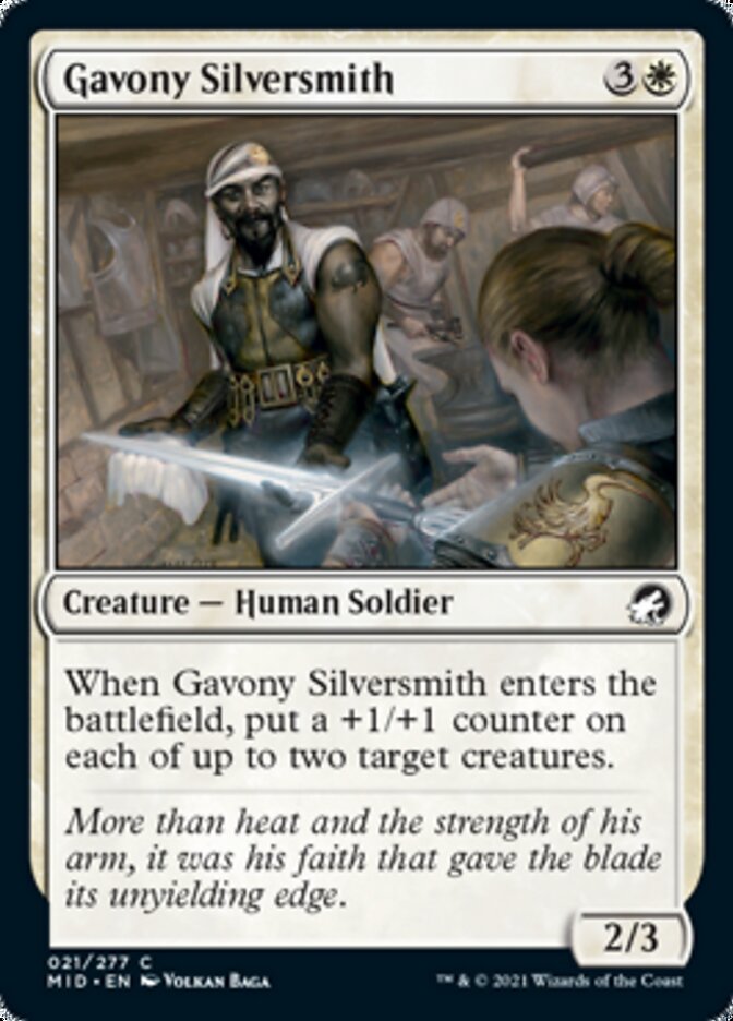 Gavony Silversmith [Innistrad: Midnight Hunt] | Mega City Incorporated