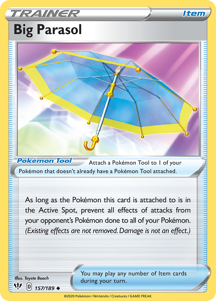 Big Parasol (157/189) [Sword & Shield: Darkness Ablaze] | Mega City Incorporated