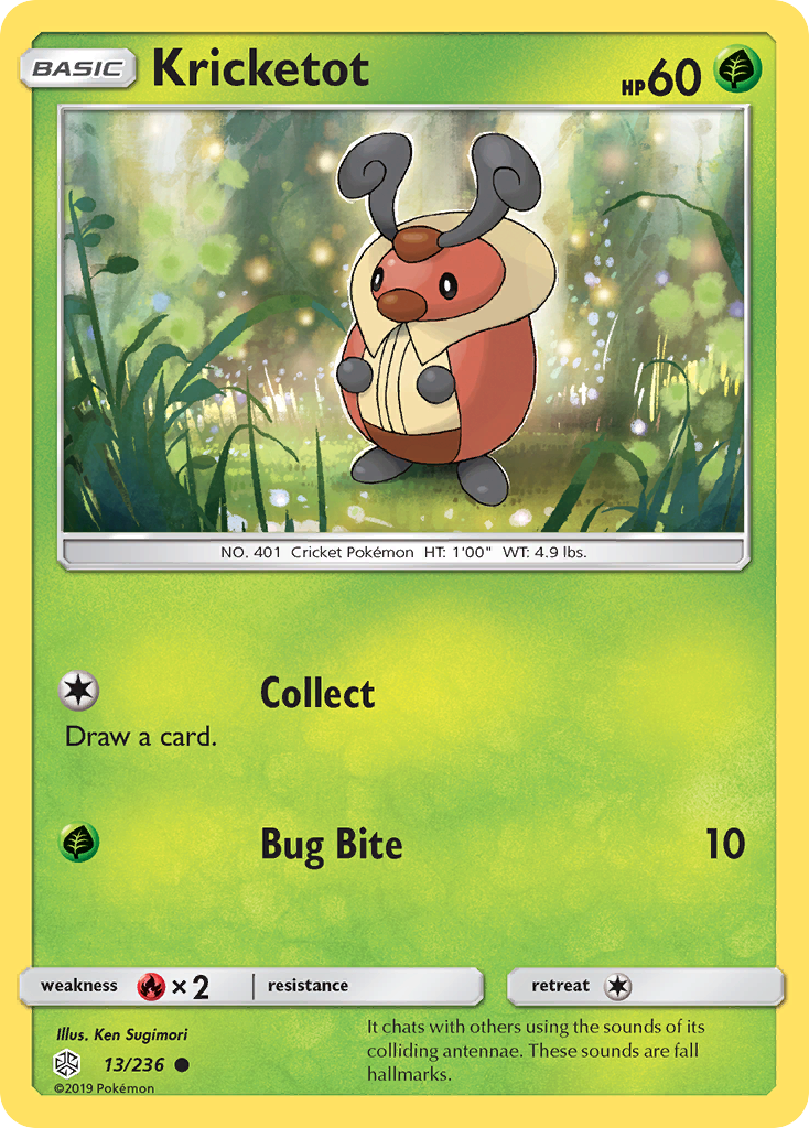 Kricketot (13/236) [Sun & Moon: Cosmic Eclipse] | Mega City Incorporated