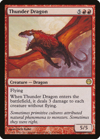 Thunder Dragon [Duel Decks: Knights vs. Dragons] | Mega City Incorporated