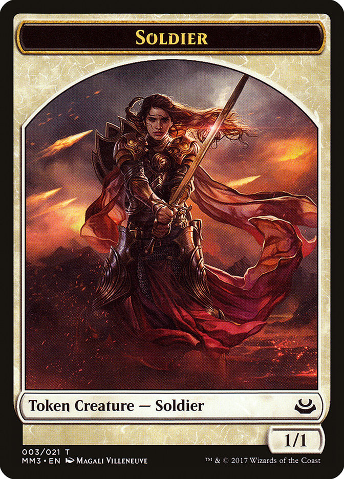 Soldier (003/021) [Modern Masters 2017 Tokens] | Mega City Incorporated