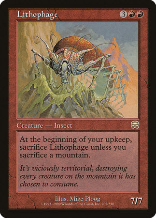 Lithophage [Mercadian Masques] | Mega City Incorporated