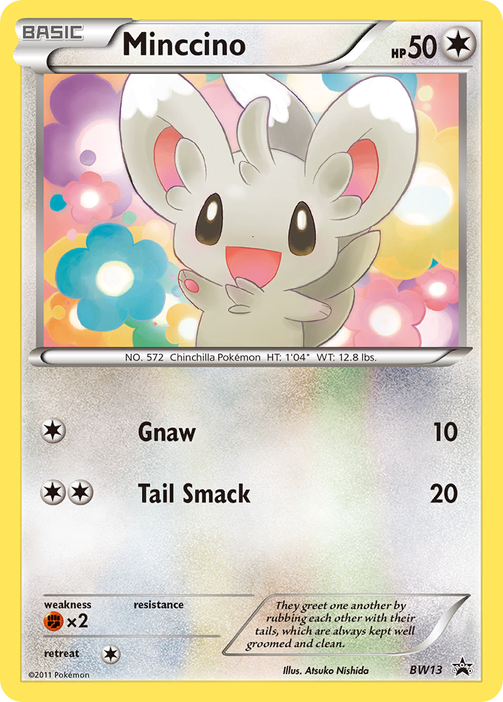 Minccino (BW13) (Cracked Ice Holo) [Black & White: Black Star Promos] | Mega City Incorporated