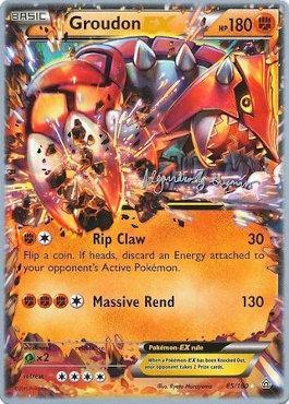 Groudon EX (85/160) (Primal Groudon - Alejandro Ng-Guzman) [World Championships 2015] | Mega City Incorporated