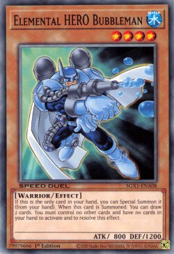 Elemental HERO Bubbleman [SGX1-ENA08] Common | Mega City Incorporated
