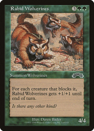 Rabid Wolverines [Exodus] | Mega City Incorporated