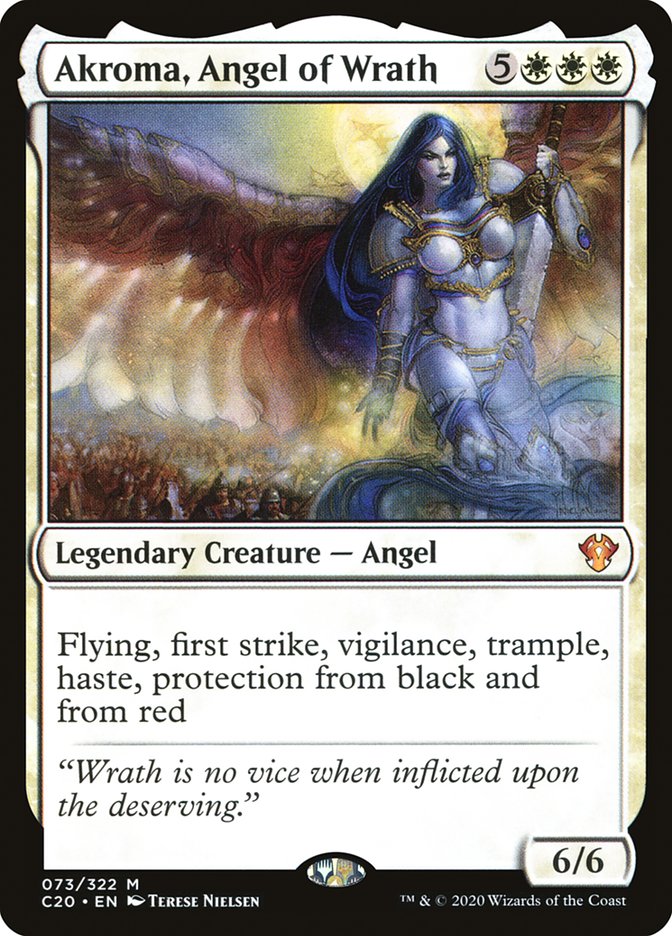 Akroma, Angel of Wrath [Commander 2020] | Mega City Incorporated