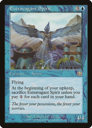Extravagant Spirit [Mercadian Masques] | Mega City Incorporated