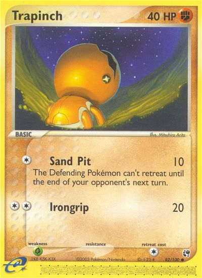 Trapinch (82/100) [EX: Sandstorm] | Mega City Incorporated