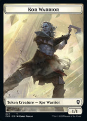 Kor Warrior // Wizard Double-sided Token [Commander Legends: Battle for Baldur's Gate Tokens] | Mega City Incorporated