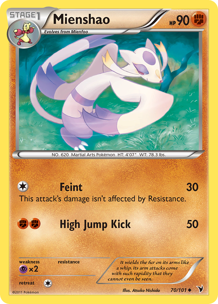 Mienshao (70/101) [Black & White: Noble Victories] | Mega City Incorporated