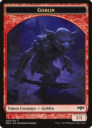 Goblin Token [Ravnica Allegiance Tokens] | Mega City Incorporated