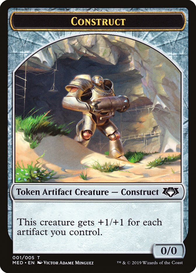 Construct (001/005) [Mythic Edition Tokens] | Mega City Incorporated