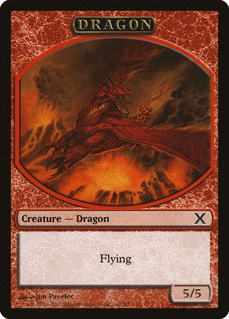 Dragon Token [Tenth Edition Tokens] | Mega City Incorporated