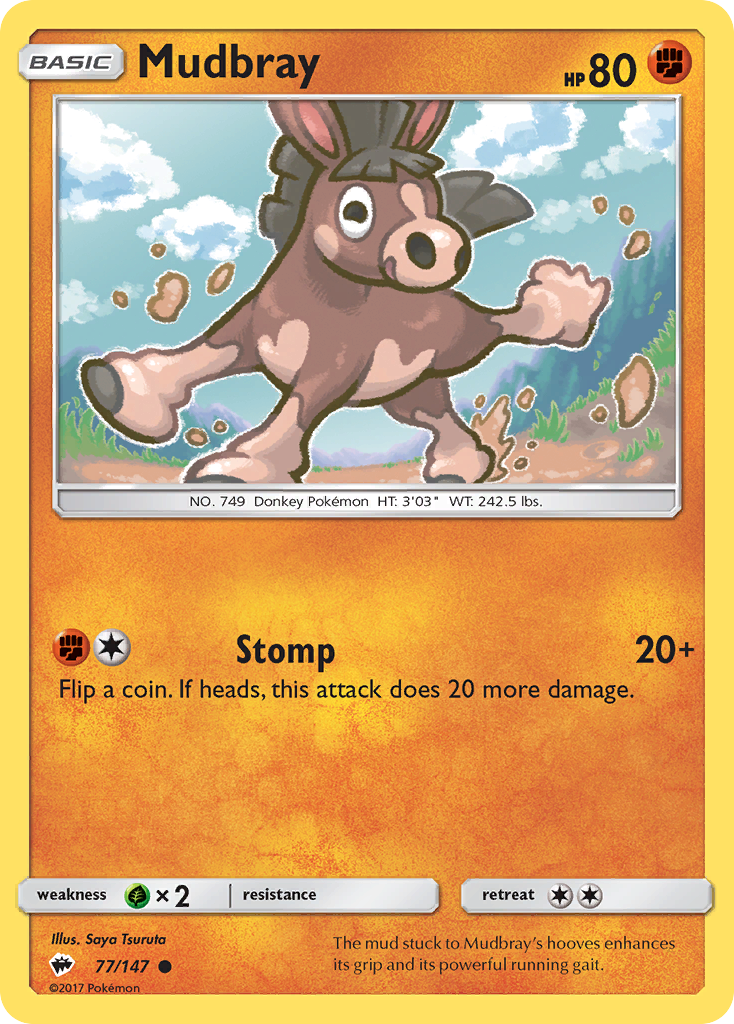 Mudbray (77/147) [Sun & Moon: Burning Shadows] | Mega City Incorporated