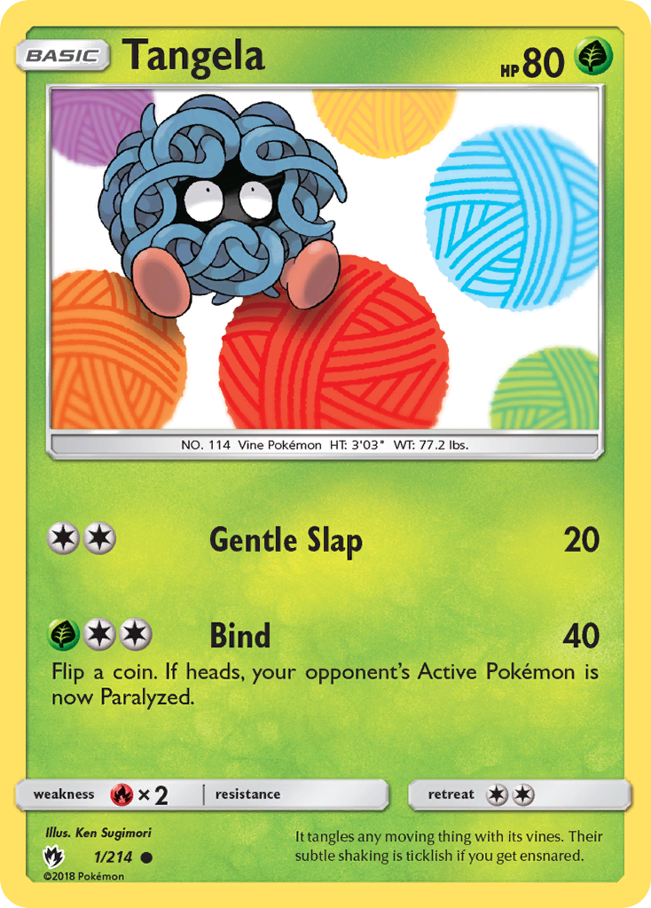 Tangela (1/214) [Sun & Moon: Lost Thunder] | Mega City Incorporated