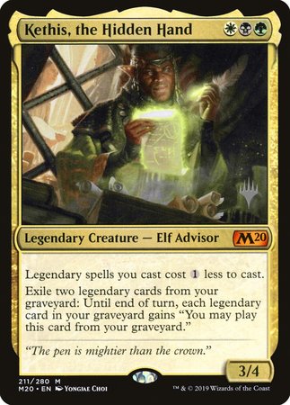 Kethis, the Hidden Hand [Core Set 2020 Promos] | Mega City Incorporated