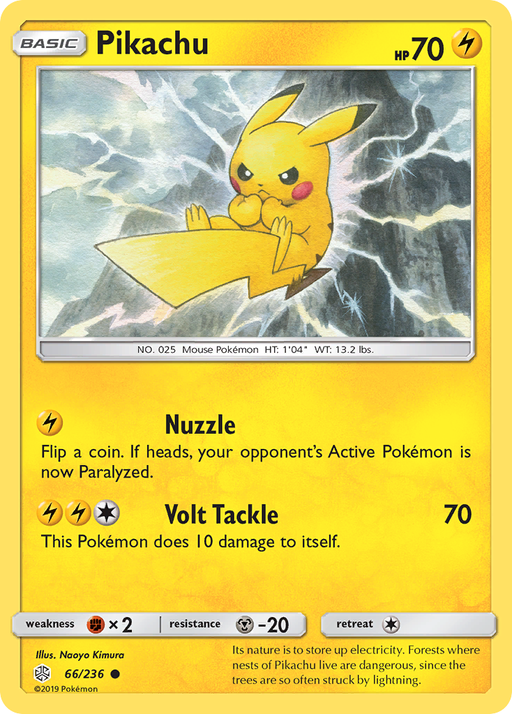 Pikachu (66/236) [Sun & Moon: Cosmic Eclipse] | Mega City Incorporated