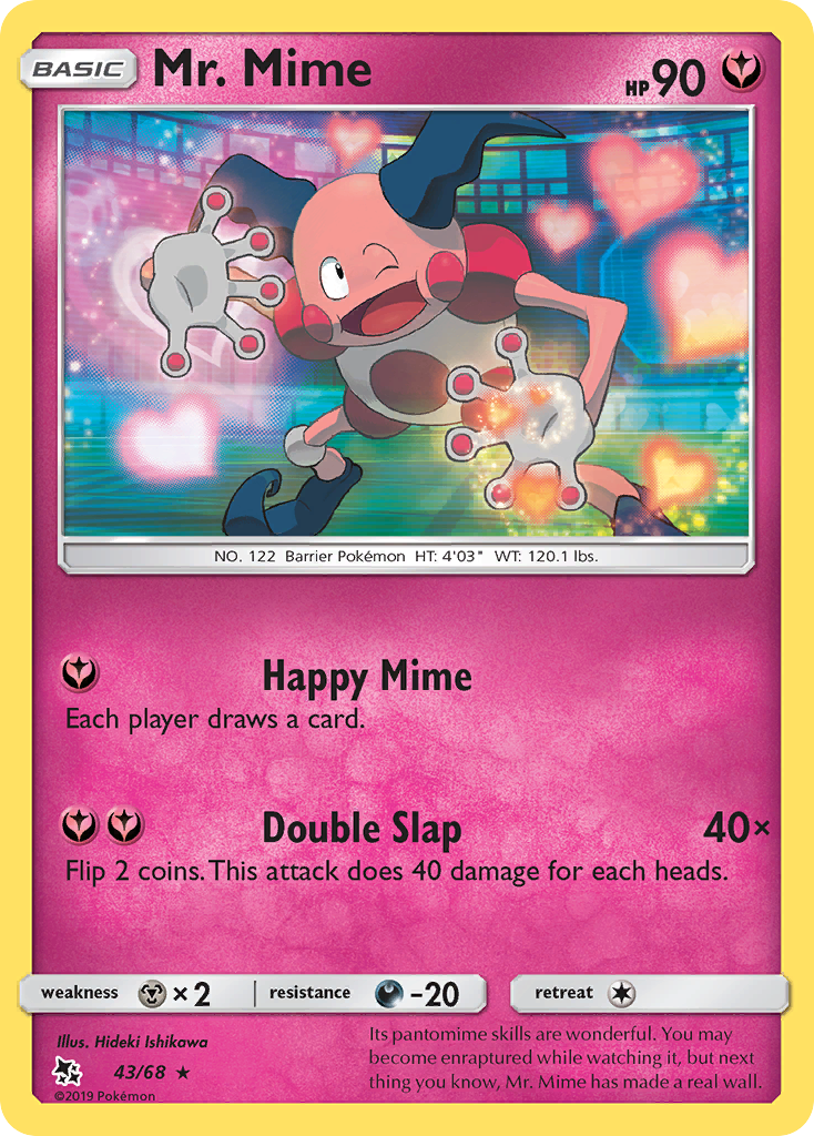 Mr. Mime (43/68) [Sun & Moon: Hidden Fates] | Mega City Incorporated