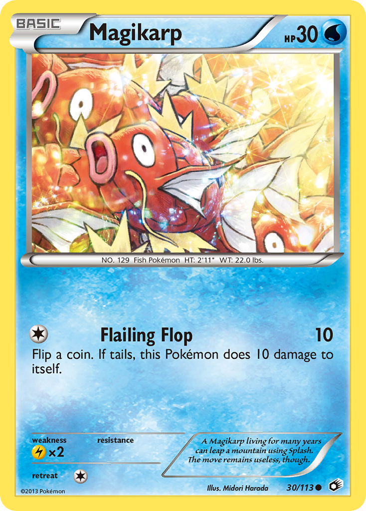 Magikarp (30/113) [Black & White: Legendary Treasures] | Mega City Incorporated