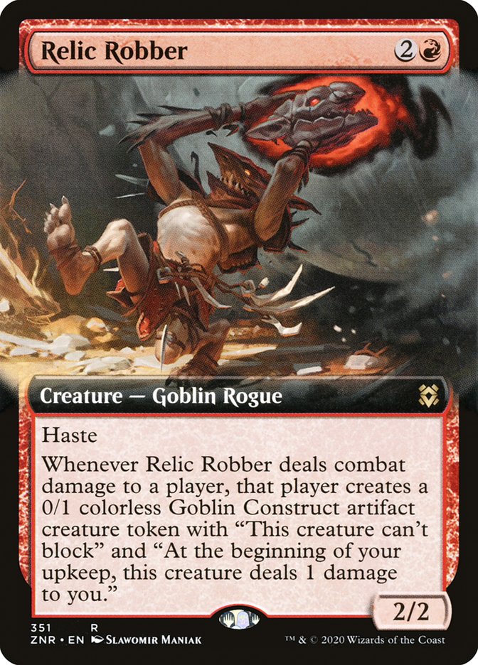 Relic Robber (Extended Art) [Zendikar Rising] | Mega City Incorporated