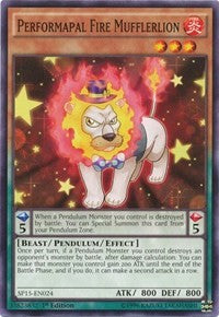 Performapal Fire Mufflerlion [SP15-EN024] Common | Mega City Incorporated