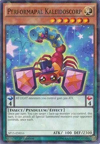 Performapal Kaleidoscorp [SP15-EN016] Shatterfoil Rare | Mega City Incorporated