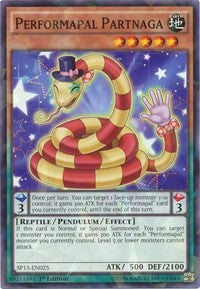 Performapal Partnaga [SP15-EN025] Shatterfoil Rare | Mega City Incorporated