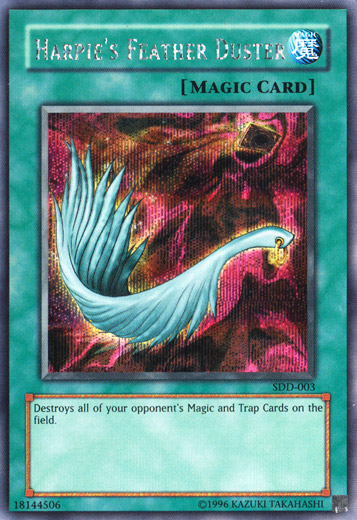 Harpie's Feather Duster [SDD-003] Secret Rare | Mega City Incorporated