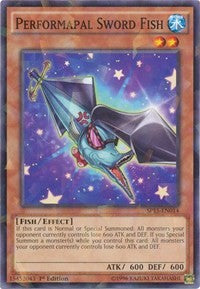 Performapal Sword Fish [SP15-EN014] Shatterfoil Rare | Mega City Incorporated