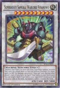 Superheavy Samurai Warlord Susanowo [SP15-EN034] Shatterfoil Rare | Mega City Incorporated