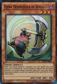 Djinn Demolisher of Rituals [AP07-EN006] Super Rare | Mega City Incorporated