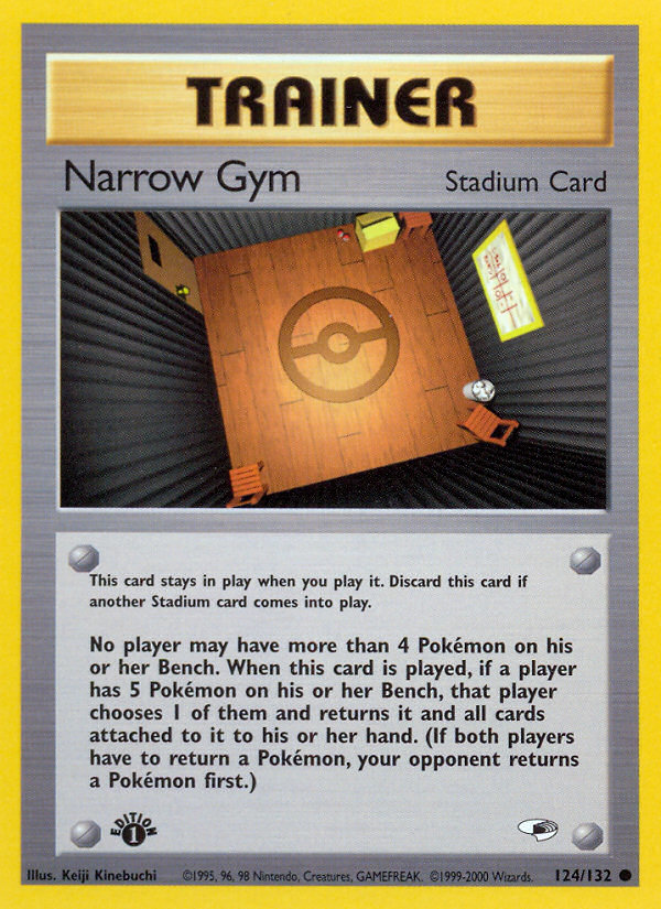 Narrow Gym (124/132) [Gym Heroes 1st Edition] | Mega City Incorporated