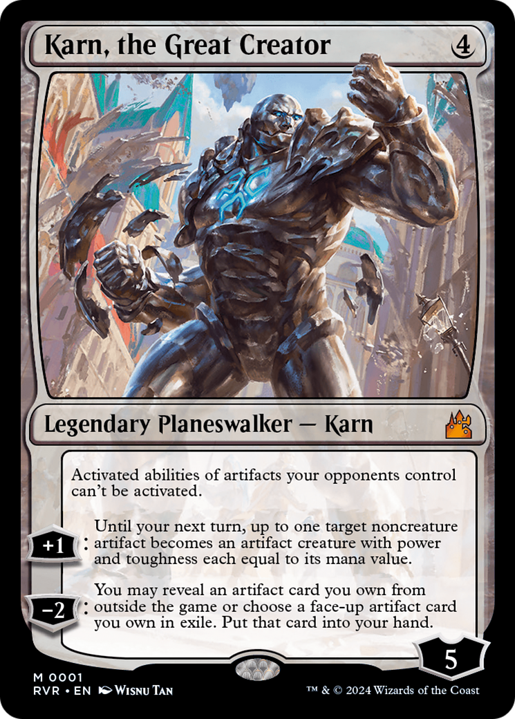 Karn, the Great Creator [Ravnica Remastered] | Mega City Incorporated