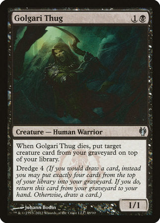 Golgari Thug [Duel Decks: Izzet vs. Golgari] | Mega City Incorporated