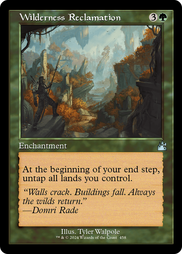 Wilderness Reclamation [Ravnica Remastered] | Mega City Incorporated