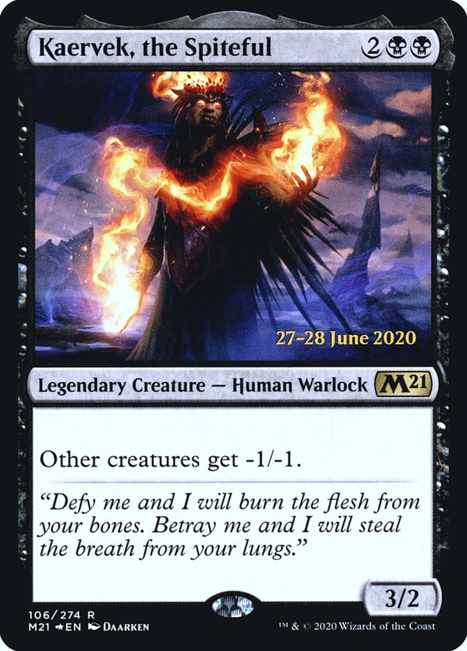 Kaervek, the Spiteful  [Core Set 2021 Prerelease Promos] | Mega City Incorporated