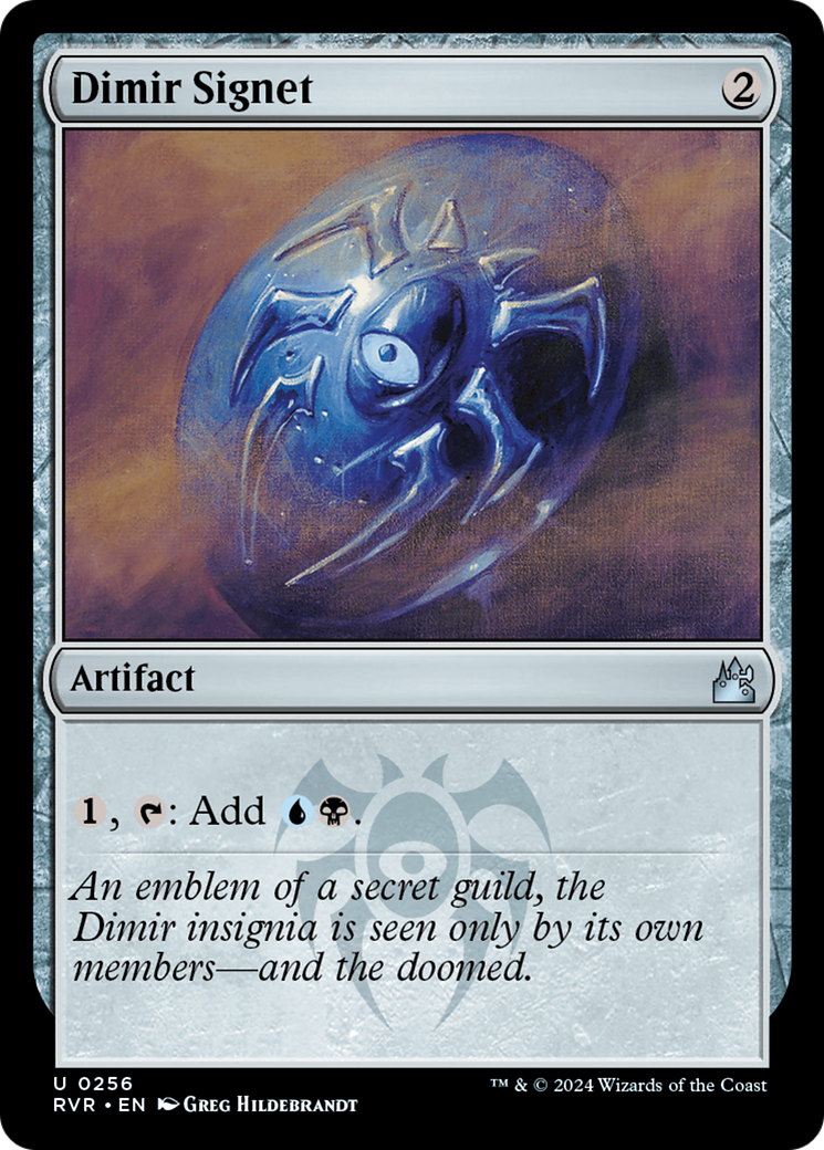 Dimir Signet [Ravnica Remastered] | Mega City Incorporated