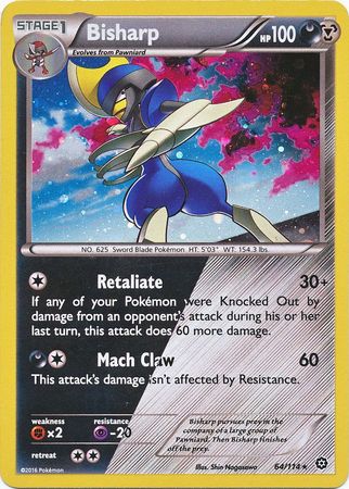 Bisharp (64/114) (Cosmos Holo) [XY: Steam Siege] | Mega City Incorporated