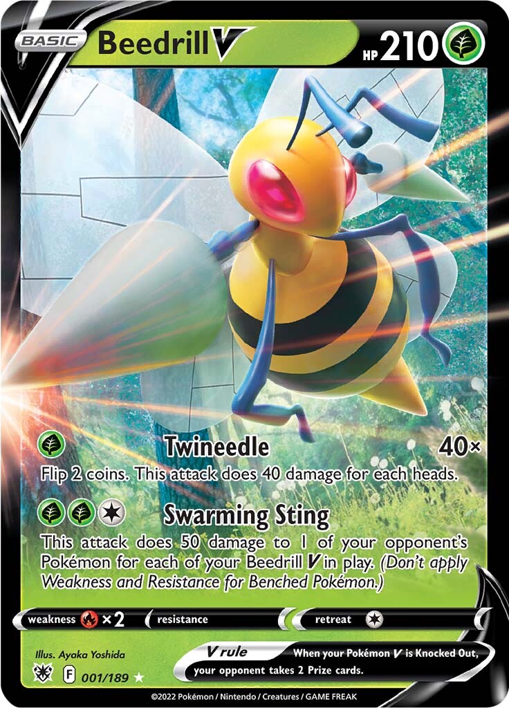 Beedrill V (001/189) [Sword & Shield: Astral Radiance] | Mega City Incorporated