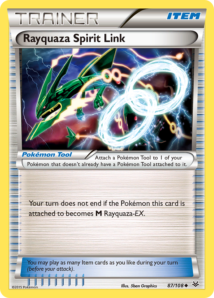 Rayquaza Spirit Link (87/108) [XY: Roaring Skies] | Mega City Incorporated