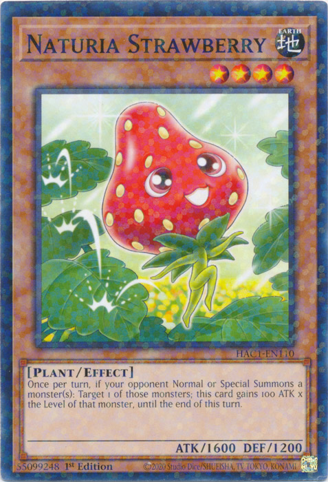 Naturia Strawberry (Duel Terminal) [HAC1-EN110] Common | Mega City Incorporated