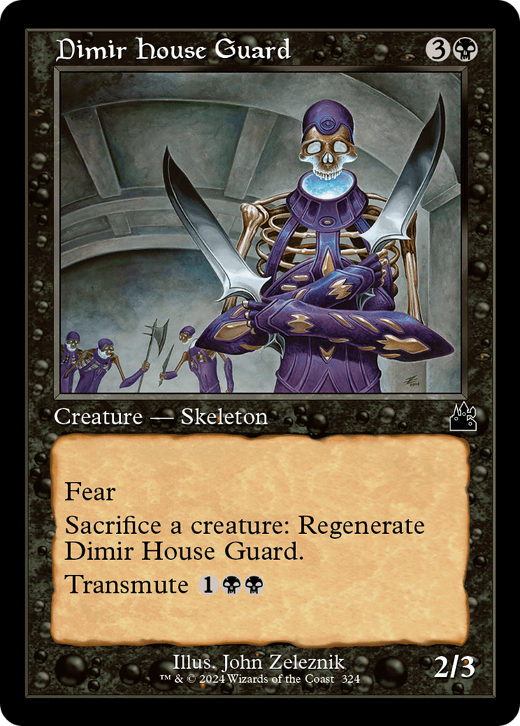 Dimir House Guard (Retro Frame) [Ravnica Remastered] | Mega City Incorporated