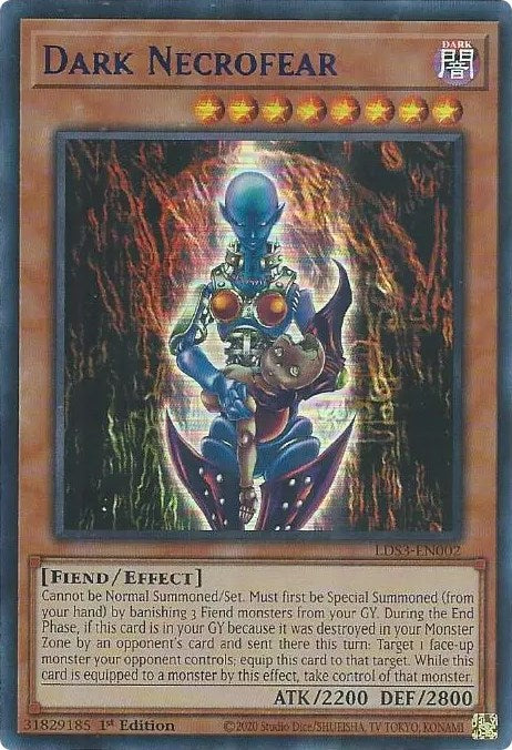 Dark Necrofear (Blue) [LDS3-EN002] Ultra Rare | Mega City Incorporated