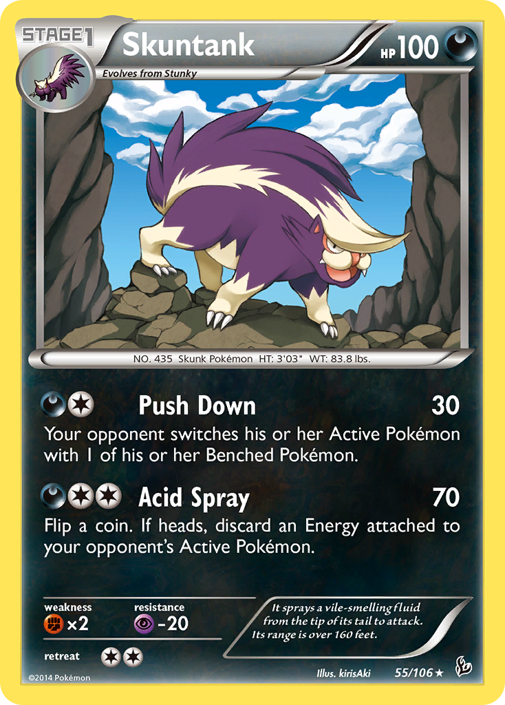 Skuntank (55/106) [XY: Flashfire] | Mega City Incorporated