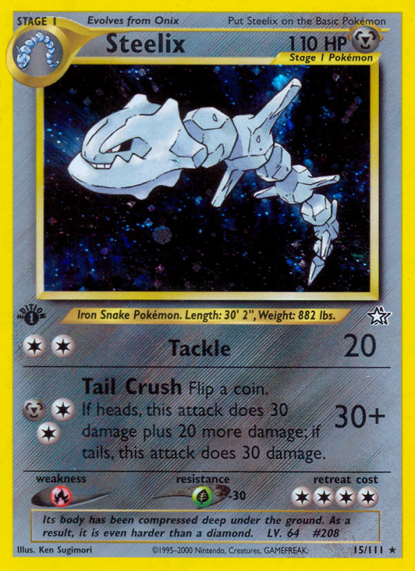 Steelix (15/111) [Neo Genesis 1st Edition] | Mega City Incorporated