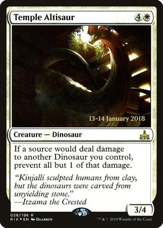 Temple Altisaur [Rivals of Ixalan Promos] | Mega City Incorporated