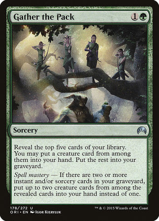 Gather the Pack [Magic Origins] | Mega City Incorporated