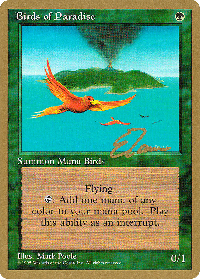 Birds of Paradise (Eric Tam) [Pro Tour Collector Set] | Mega City Incorporated