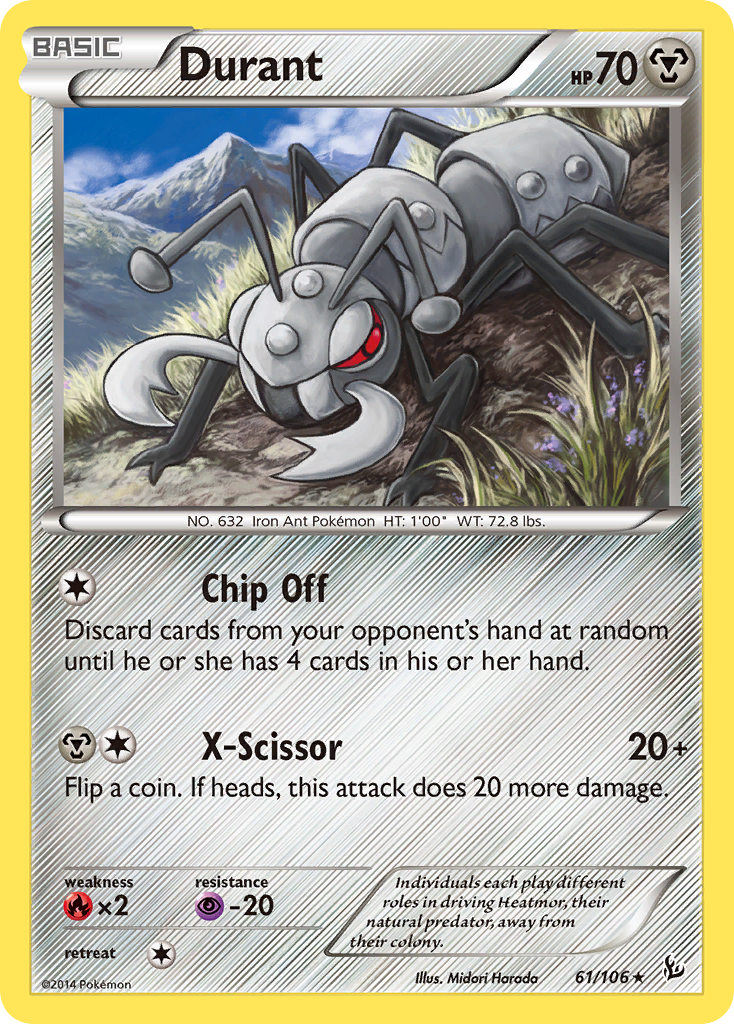 Durant (61/106) [XY: Flashfire] | Mega City Incorporated